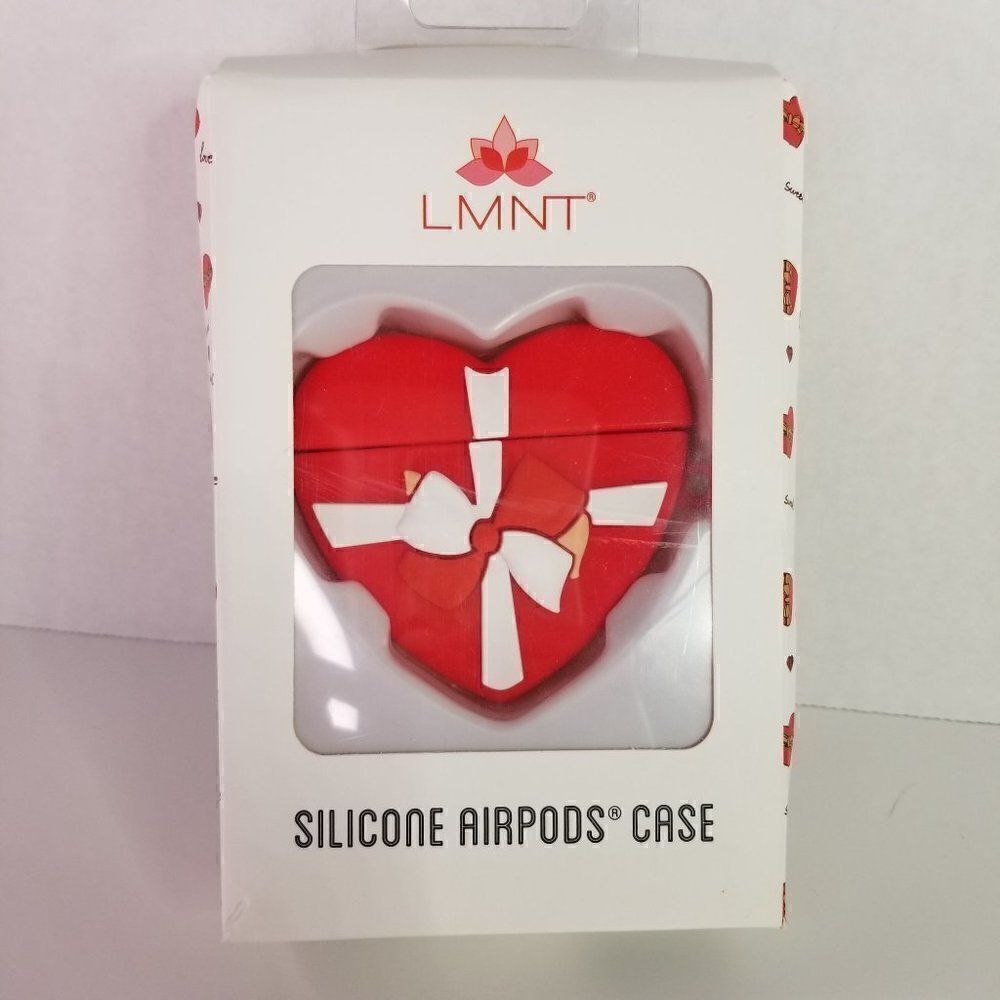 LMNT Red Heart Silicone Airpod Case